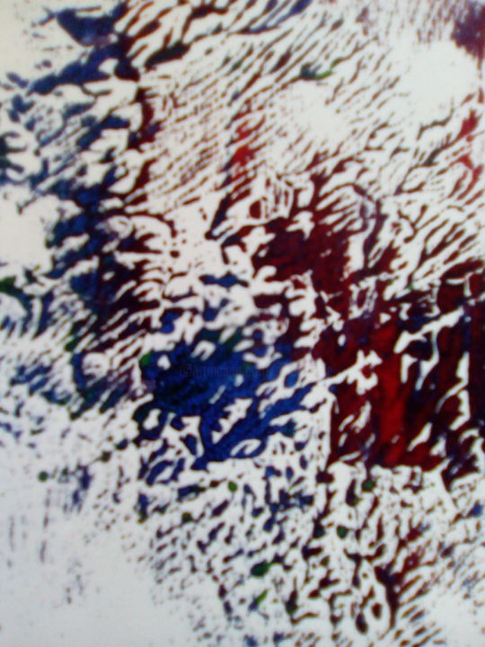 Peinture intitulée "bufera-di-neve.jpg" par Milena Aere, Œuvre d'art originale, Gouache