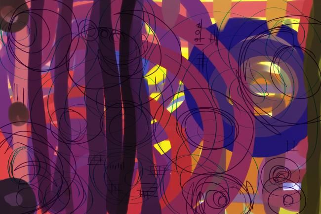 Digital Arts με τίτλο "Chaos" από Miles Begay, Αυθεντικά έργα τέχνης