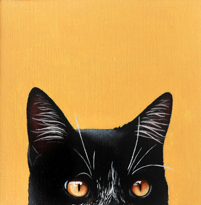 Картина под названием "PUMPKIN" - Milie Lairie, Подлинное произведение искусства, Масло