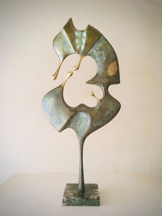 Sculpture titled "Tree of Life" by Milko Dobrev, Original Artwork, Bronze