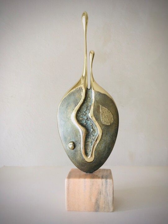 Sculpture titled "“Sprouts”" by Milko Dobrev, Original Artwork, Bronze
