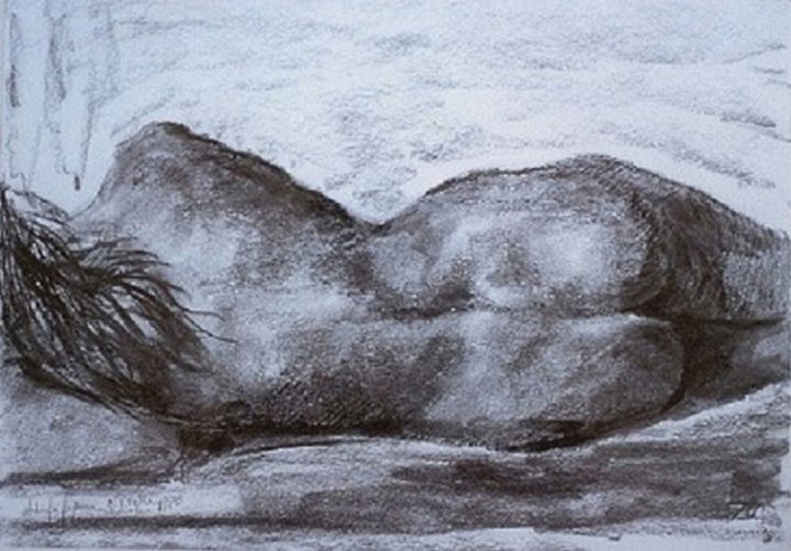 Pintura titulada "nudo-4.jpg" por Milla, Obra de arte original, Oleo