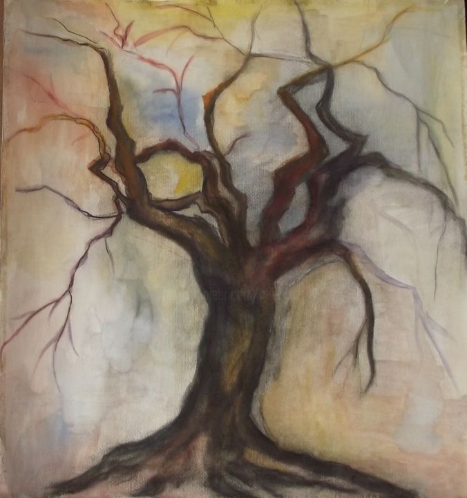 Painting titled "albero.jpg" by Milla, Original Artwork