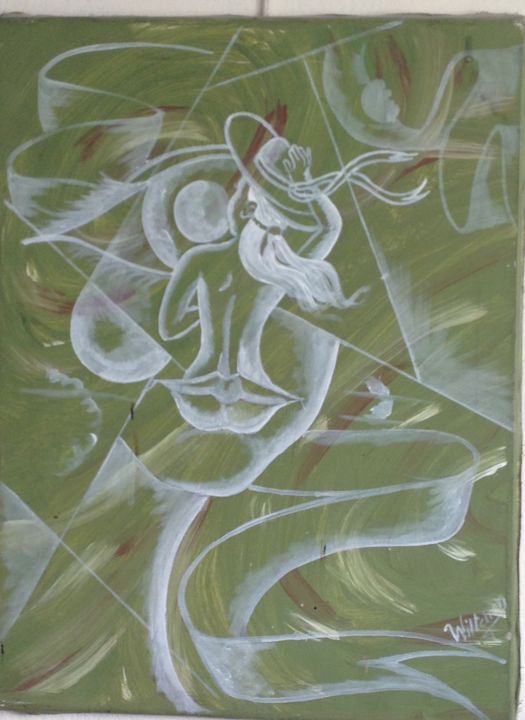 Peinture intitulée "image.jpeg" par Tchen, Œuvre d'art originale,