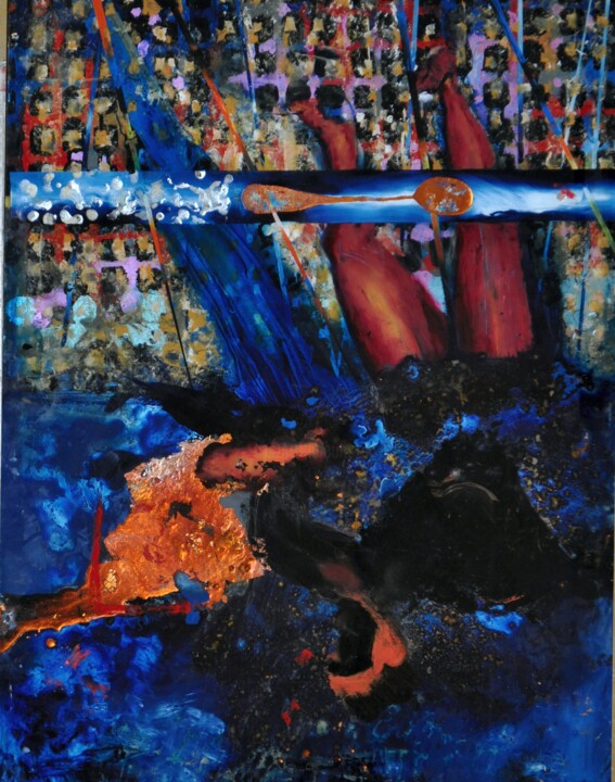 Painting titled "andaman-sin.jpg" by Milosko Madina, Original Artwork, Oil