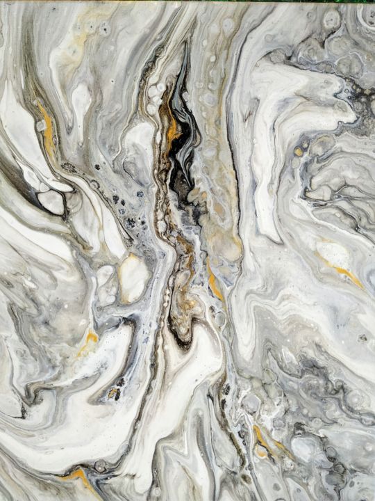 Painting titled "Marble" by Iren Miller, Original Artwork, Acrylic