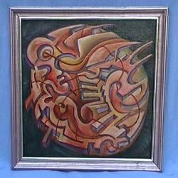 Painting titled "Ariadna's Thread" by Milen Topalov, Original Artwork
