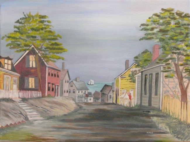 Painting titled "Nantucket" by Carol Hare, Original Artwork