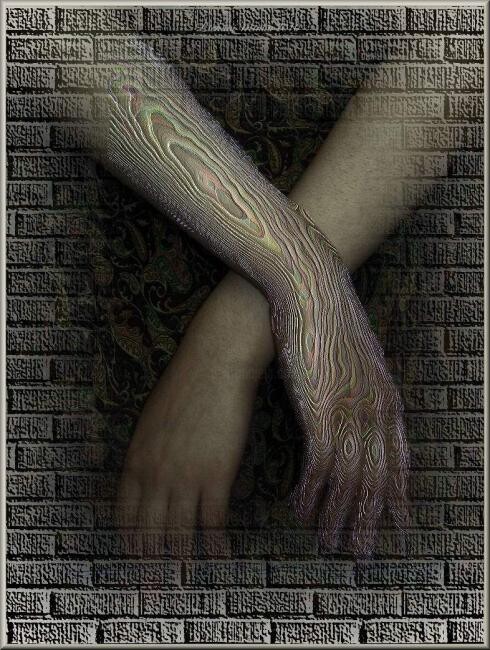 Digital Arts titled "Les mains glamour" by Mimia Lichani, Original Artwork