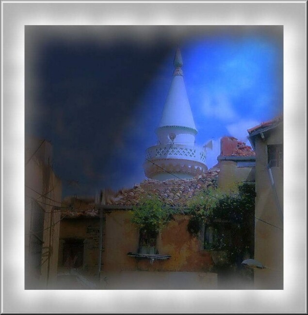 Digital Arts titled "La mosquée de souk…" by Mimia Lichani, Original Artwork