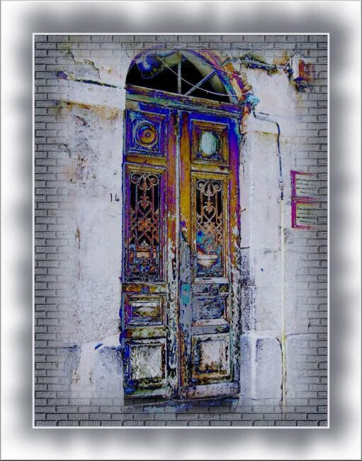 Digital Arts titled "Saint Jean la porte…" by Mimia Lichani, Original Artwork