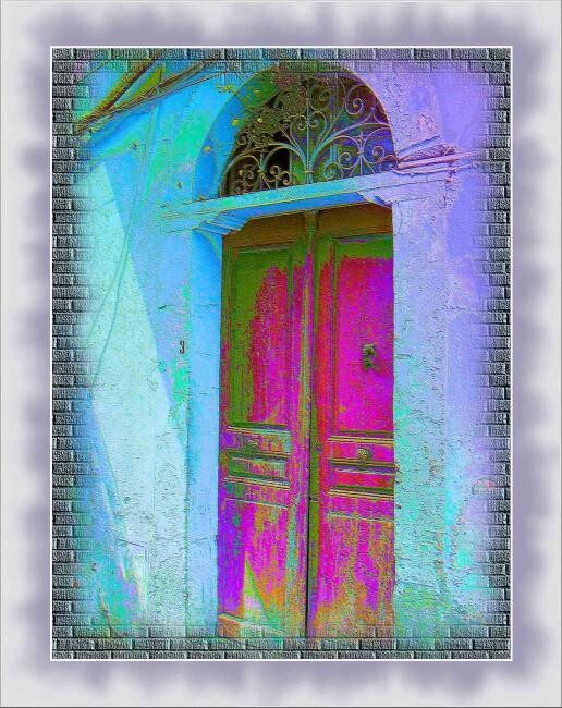 Digital Arts titled "Une porte d'une vie…" by Mimia Lichani, Original Artwork