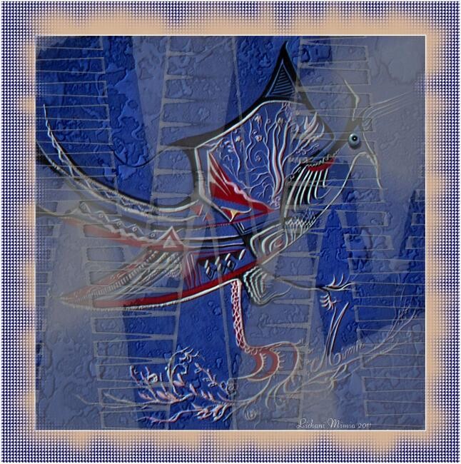 Digital Arts titled "Ibis" by Mimia Lichani, Original Artwork