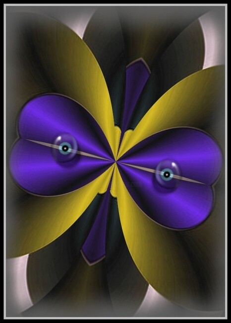 Digital Arts titled "Le curieux." by Mimia Lichani, Original Artwork