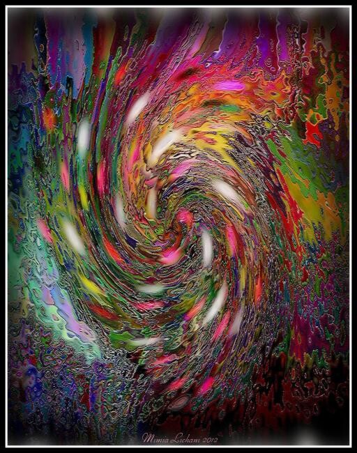 Digital Arts titled "Tourbillon." by Mimia Lichani, Original Artwork