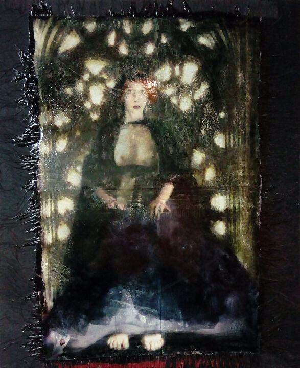 Painting titled "Magda" by Mina, Original Artwork, Acrylic
