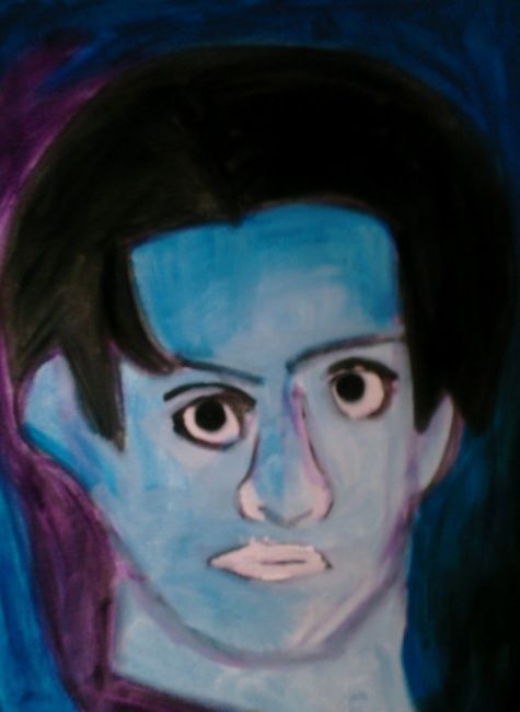 Painting titled "THE YOUNGER PABLO" by Mina Clerck, Original Artwork