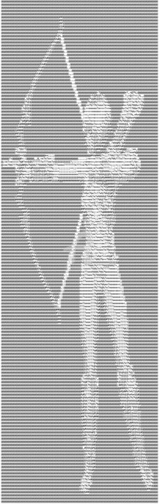 Digital Arts titled "Ascii-Art Archer" by Mina Nakamura, Original Artwork, 2D Digital Work