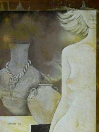 Painting titled "Amanecer" by Alicia Miner, Original Art, Oil