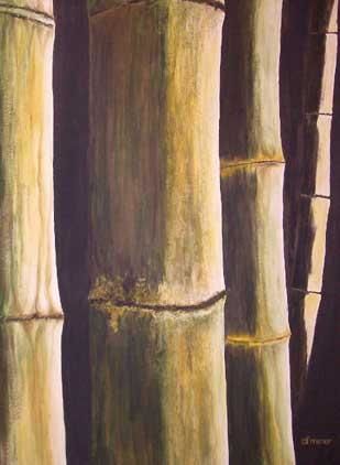 Painting titled "Luz y Sombra" by Alicia Miner, Original Art, Oil