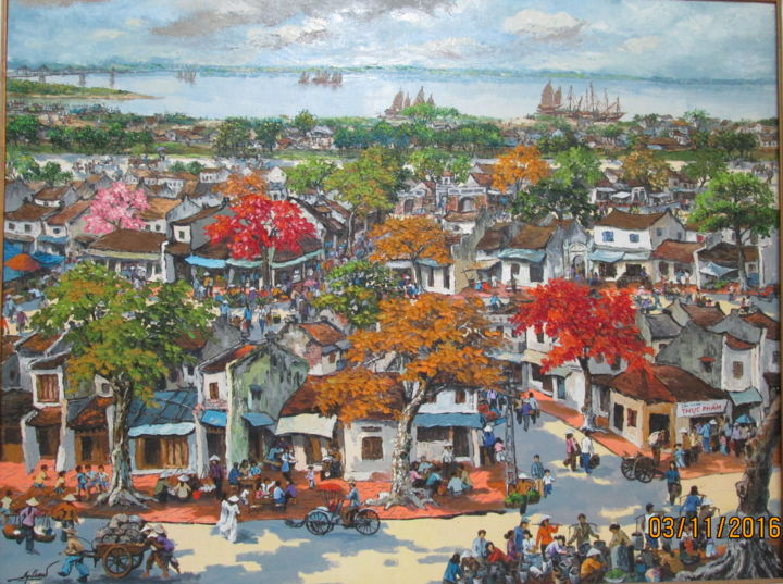 Schilderij getiteld "picture-001.jpg" door Minh Mtv, Origineel Kunstwerk