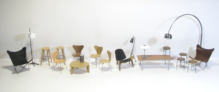 Design titled "Miniarquitect: mid-…" by Francisco Del Pozo Parés, Original Artwork, Furniture