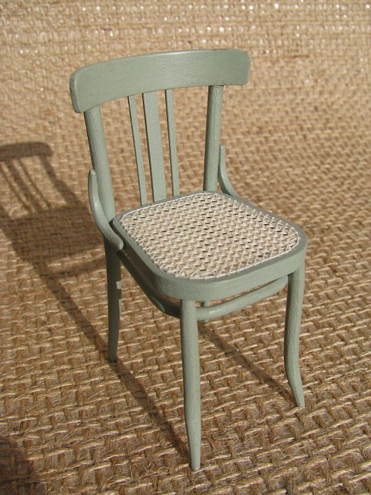 Artesanía titulada "silla-rejilla-cuadr…" por Francisco Del Pozo Parés, Obra de arte original