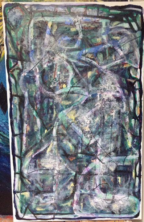 Peinture intitulée "circuit.jpg" par Monique Savy, Œuvre d'art originale,
