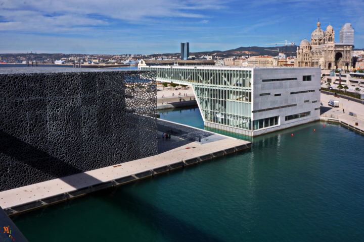 Fotografia zatytułowany „Marseille Mucem et…” autorstwa Miodrag Aubertin, Oryginalna praca