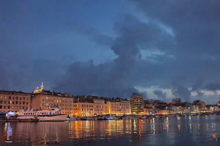 Photography titled "Vieux port de Marse…" by Miodrag Aubertin, Original Artwork