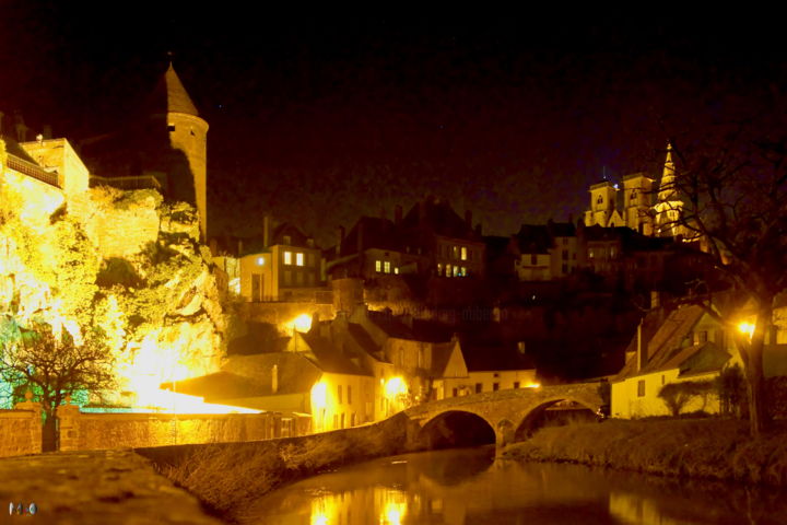 Fotografia intitulada "Le pont Pinard et l…" por Miodrag Aubertin, Obras de arte originais