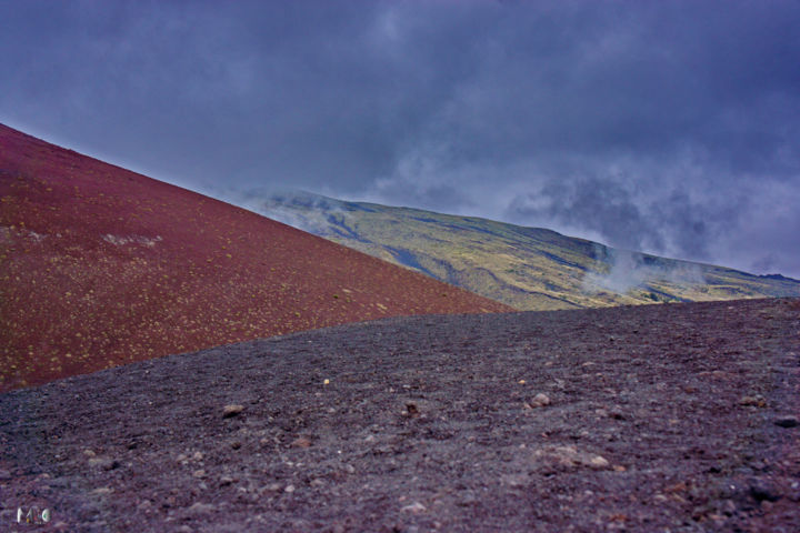 Photography titled "Etna - Cratère Silv…" by Miodrag Aubertin, Original Artwork