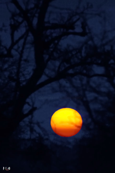 Photographie intitulée "coucher de soleil 1…" par Miodrag Aubertin, Œuvre d'art originale
