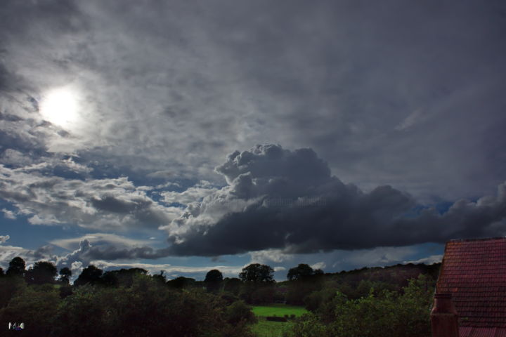 Photographie intitulée "Nuages 89" par Miodrag Aubertin, Œuvre d'art originale