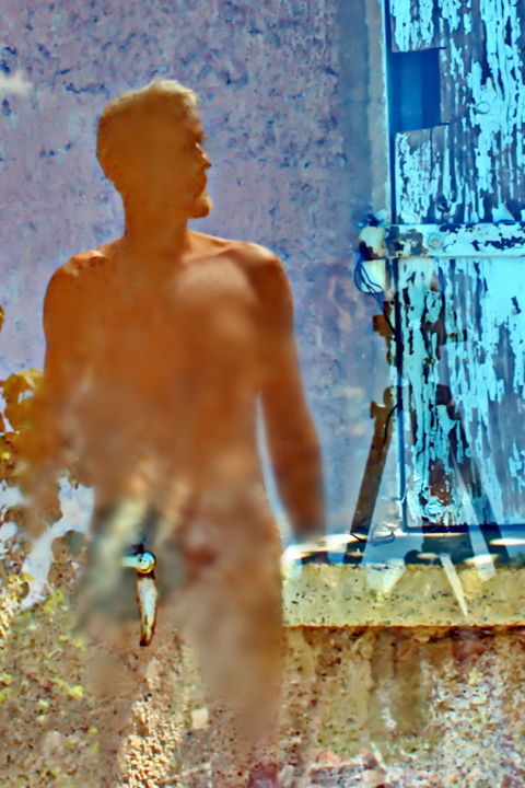 Photography titled "Auto portrait reflet" by Miodrag Aubertin, Original Artwork