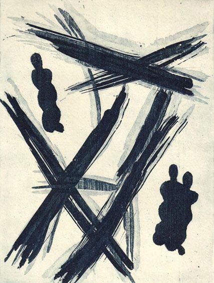Pintura titulada "Tres Siluetas de la…" por Mirtya Huizzi, Obra de arte original