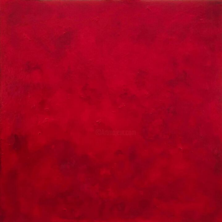 Malarstwo zatytułowany „N°4 Red” autorstwa Mira Pürschel, Oryginalna praca, Akryl