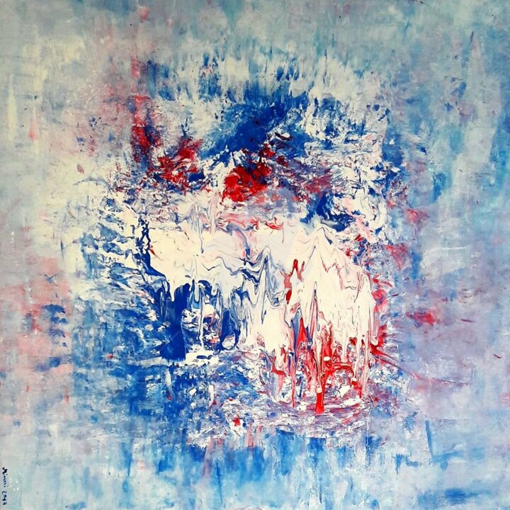 Painting titled "Radość o poranku/ t…" by Miravi Art, Original Artwork, Acrylic