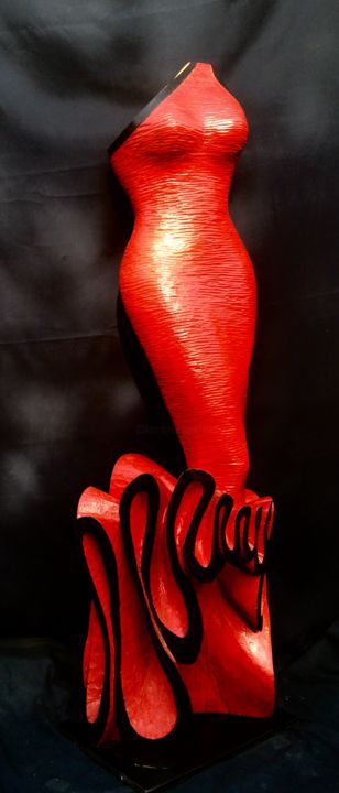 Sculpture titled "Flamenco 2" by Mirèo, Original Artwork