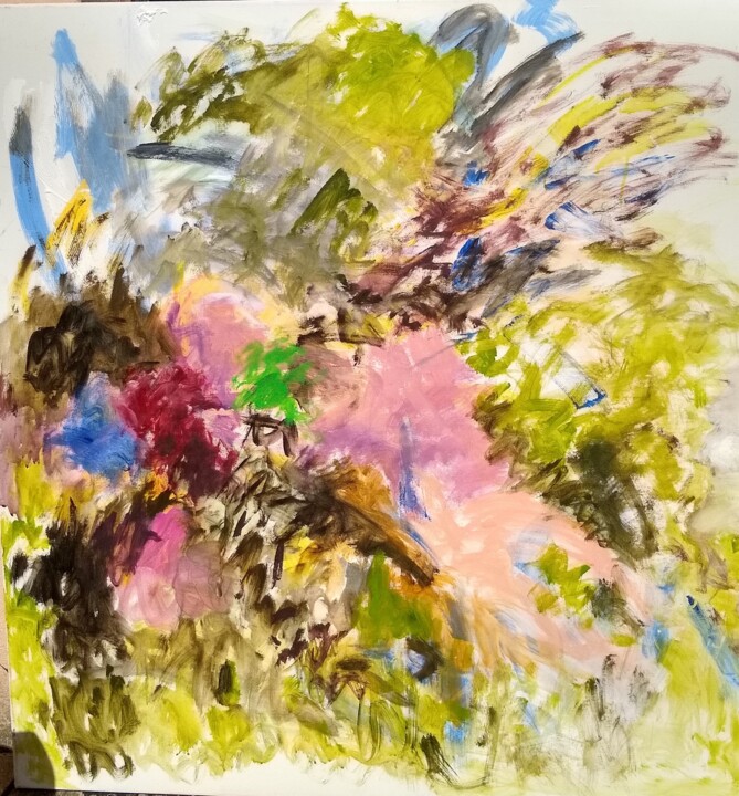 Pittura intitolato "Humeur vagabonde" da Mireille Naxara, Opera d'arte originale, Acrilico