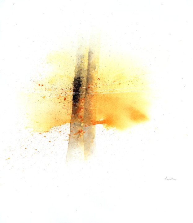 Peinture intitulée "arbre-3.jpg" par Mireille Rudelle, Œuvre d'art originale,