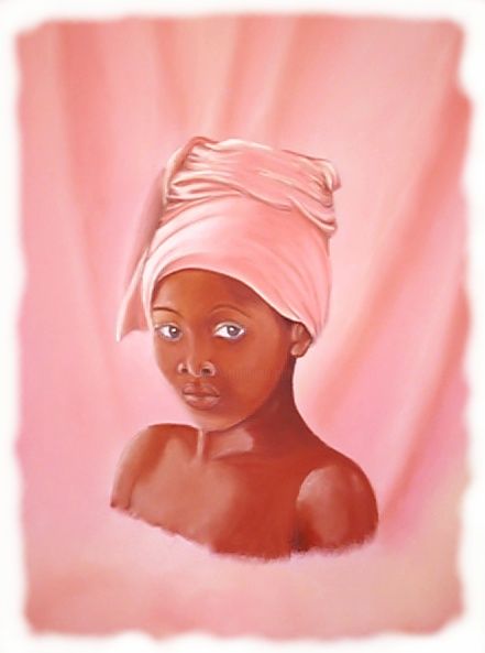 Drawing titled "afrique" by Mirentxu, Original Artwork