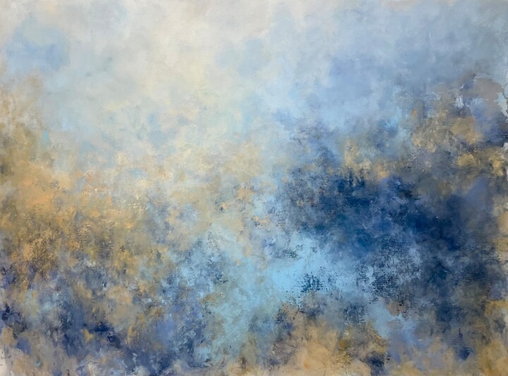 Painting titled "Mist" by Miri Baruch, Original Artwork, Acrylic