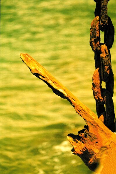 Photography titled "Rusty Anchor" by Miriam Careaga, Original Artwork