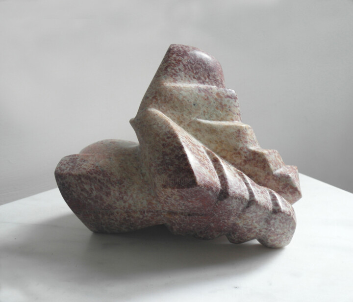 Скульптура под названием "Nature" - Mirjam De Nijs, Подлинное произведение искусства, Камень
