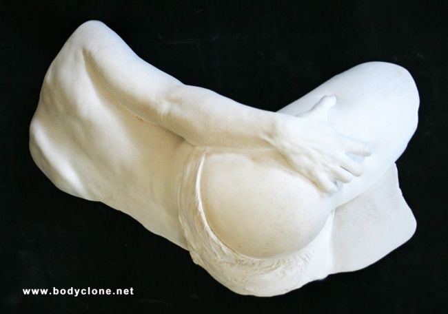 Sculptuur getiteld "Sinuosa" door Miton, Origineel Kunstwerk, Krijt