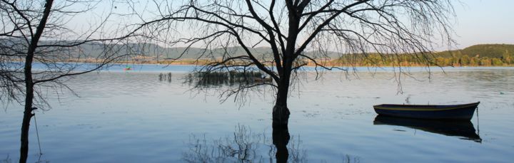 Photographie intitulée "The lake" par Magico110, Œuvre d'art originale, Photographie numérique