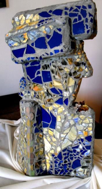 Sculpture intitulée "Totem, otra vista" par Mirta García Miraglia, Œuvre d'art originale