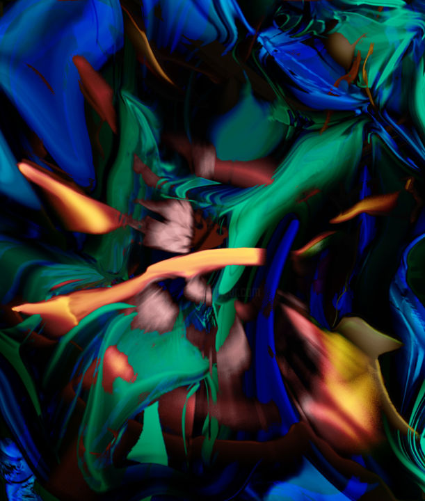 Цифровое искусство под названием "imagen 829." - Mirta Pagano, Подлинное произведение искусства, Цифровая живопись