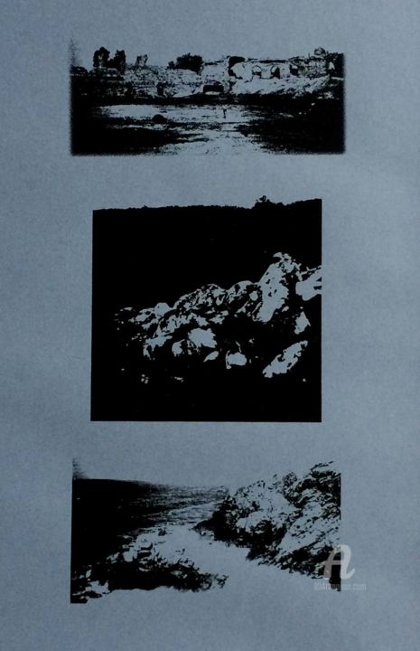 Отпечатки и Гравюры под названием "Paysages multiples" - Mise En Graphie, Подлинное произведение искусства, Шелкография